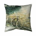 Fondo 20 x 20 in. Old Urban Bicycle-Double Sided Print Indoor Pillow FO2795317
